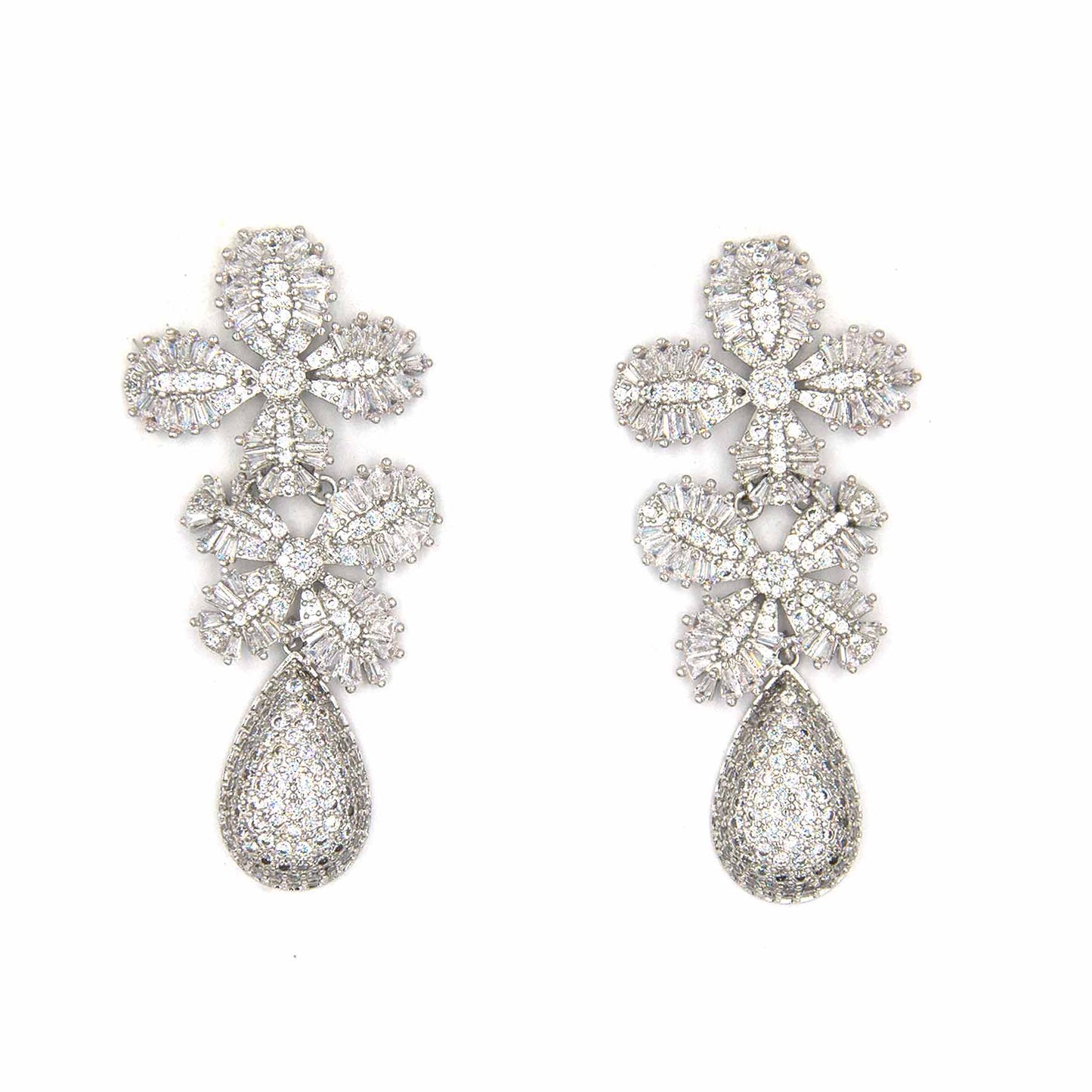 Palestro Milano Orecchini Silver Meraviglia a fiori