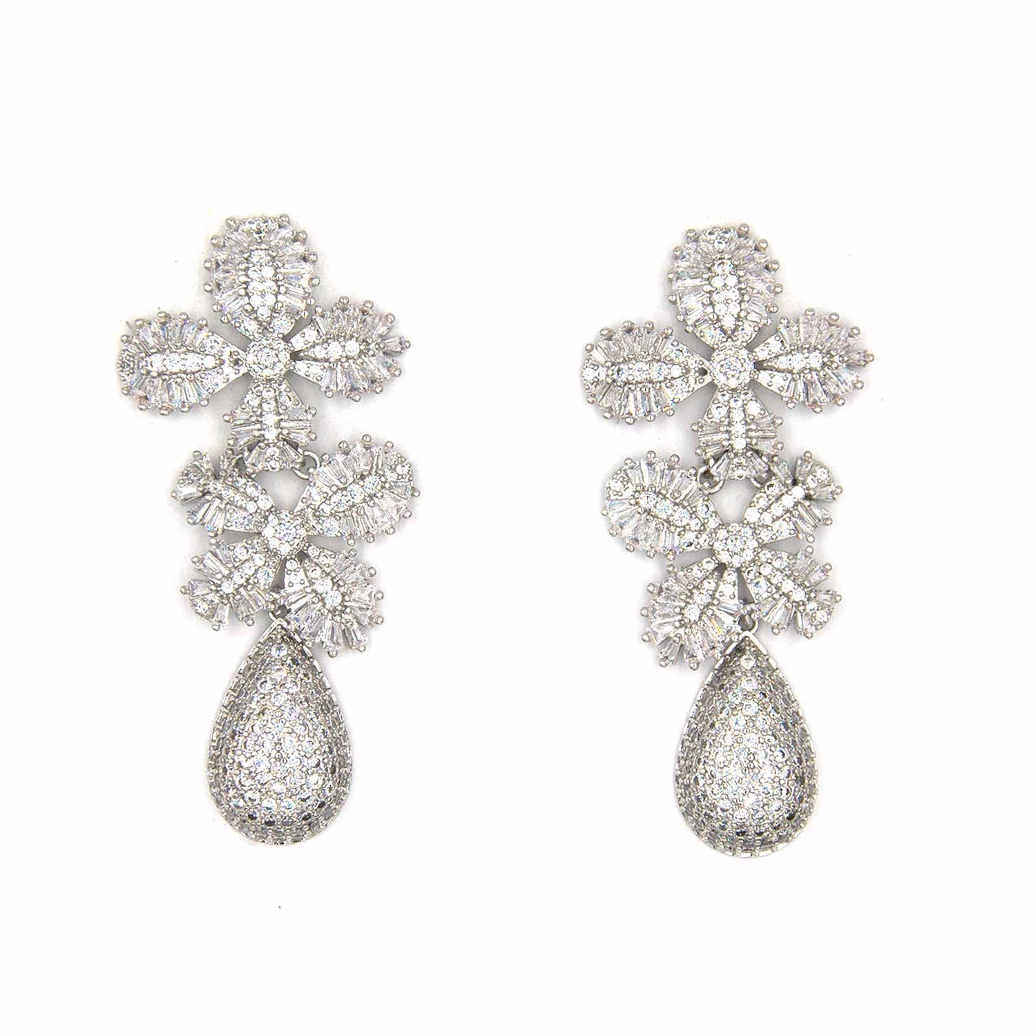 Palestro Milano Orecchini Silver Meraviglia a fiori