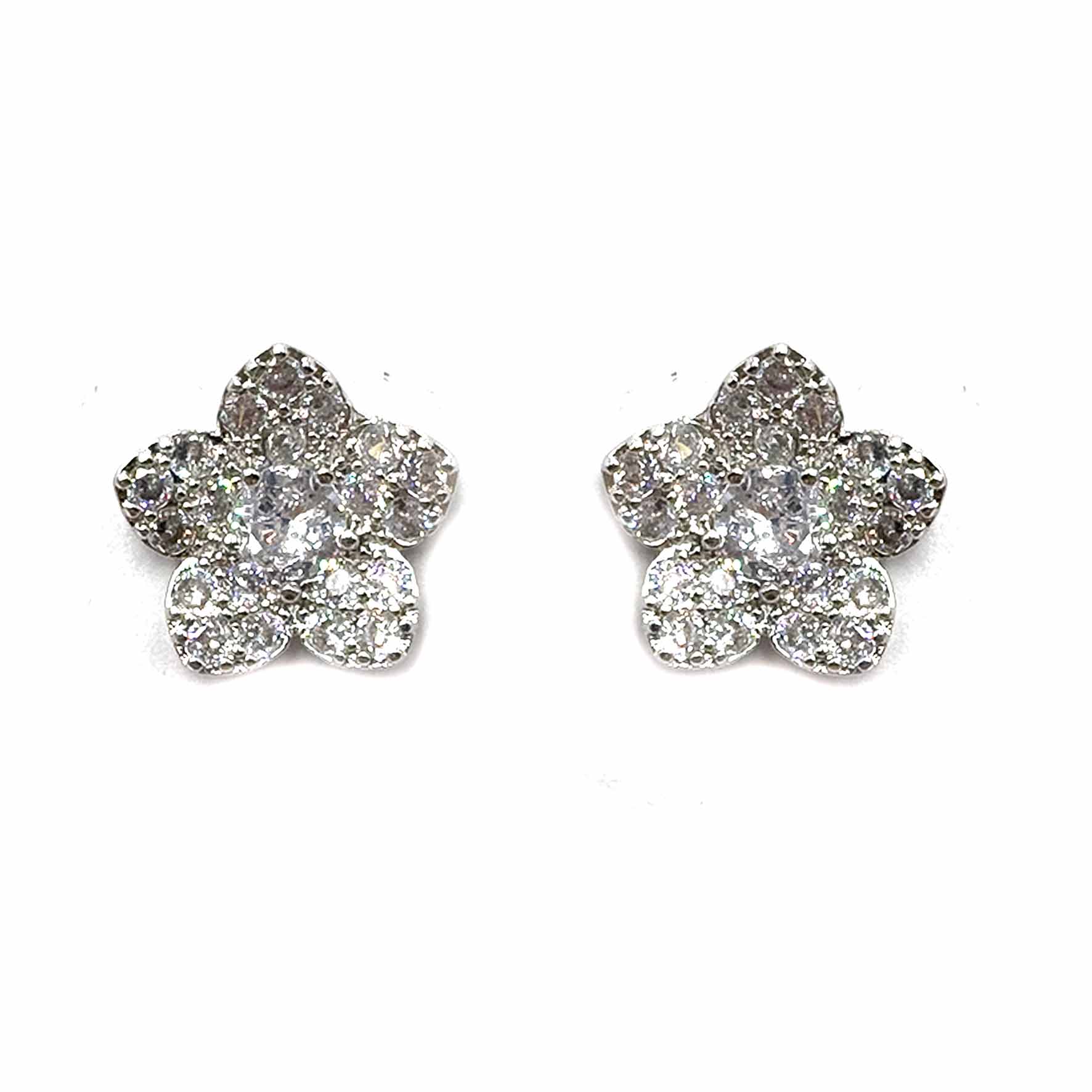 Palestro Milano Orecchini Silver Mini fiorellini