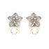 Palestro Milano Orecchini Silver Mini Giglio con perla