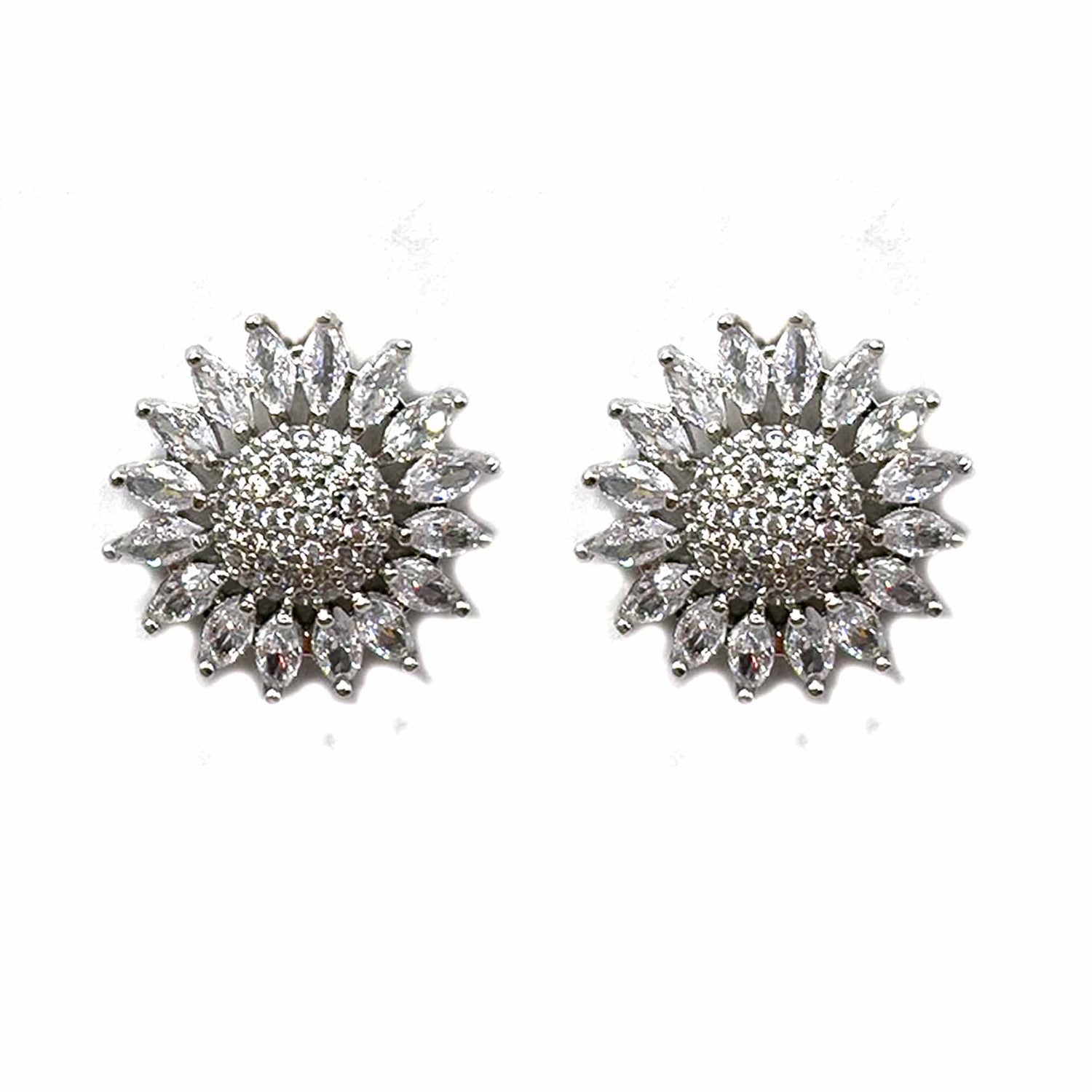 Palestro Milano Orecchini Silver Mini girasoli