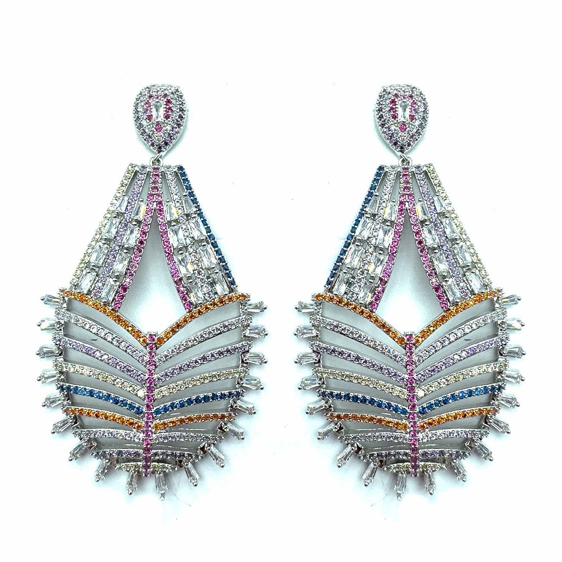 Palestro Milano Orecchini Silver - Multicolor Sveva
