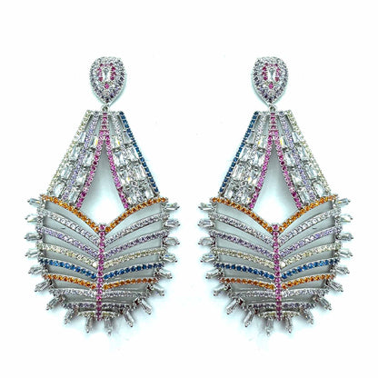 Palestro Milano Orecchini Silver - Multicolor Sveva