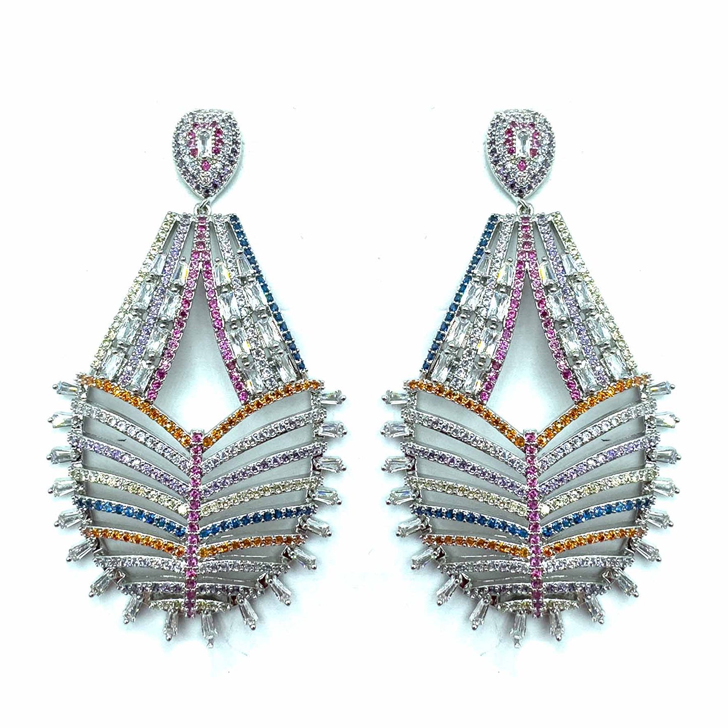 Palestro Milano Orecchini Silver - Multicolor Sveva