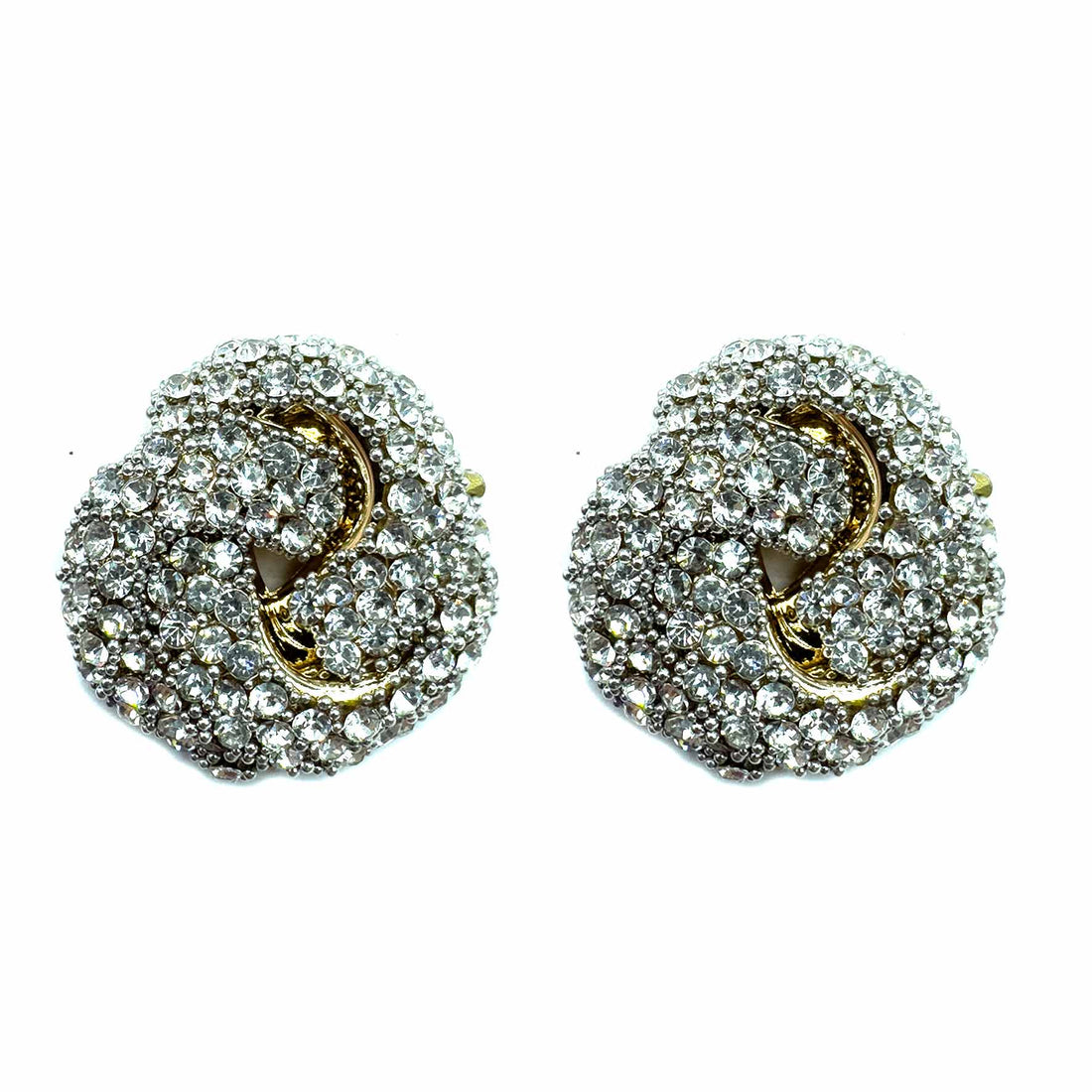 Palestro Milano Orecchini Silver Nodo di zirconi