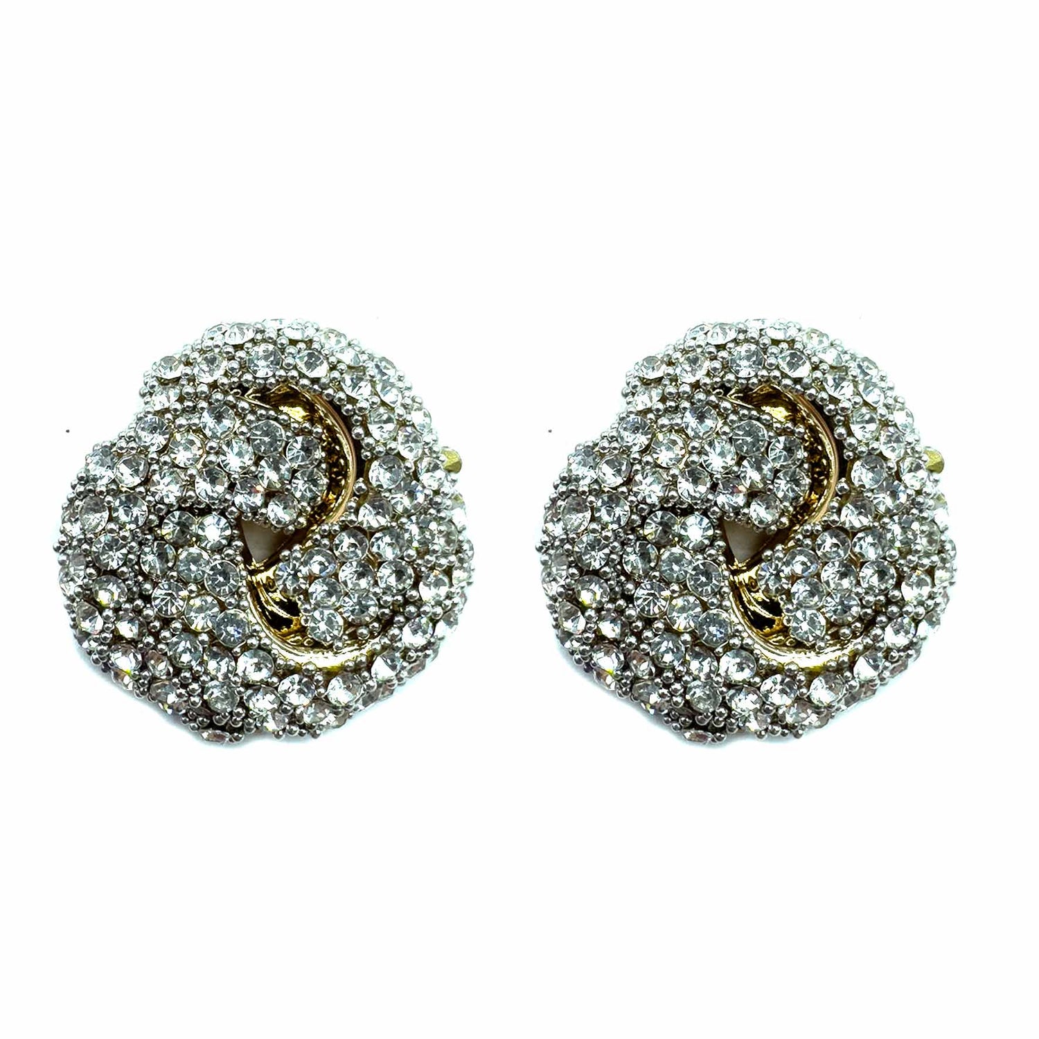 Palestro Milano Orecchini Silver Nodo di zirconi