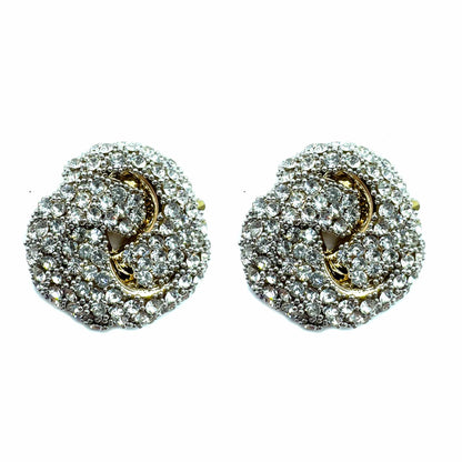 Palestro Milano Orecchini Silver Nodo di zirconi