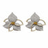Palestro Milano Orecchini Silver Orchidea di pavè