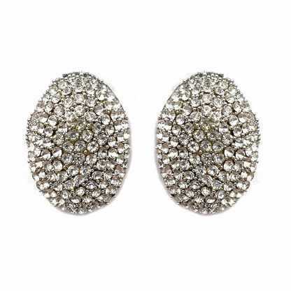 Palestro Milano Orecchini Silver Ovali di zirconi