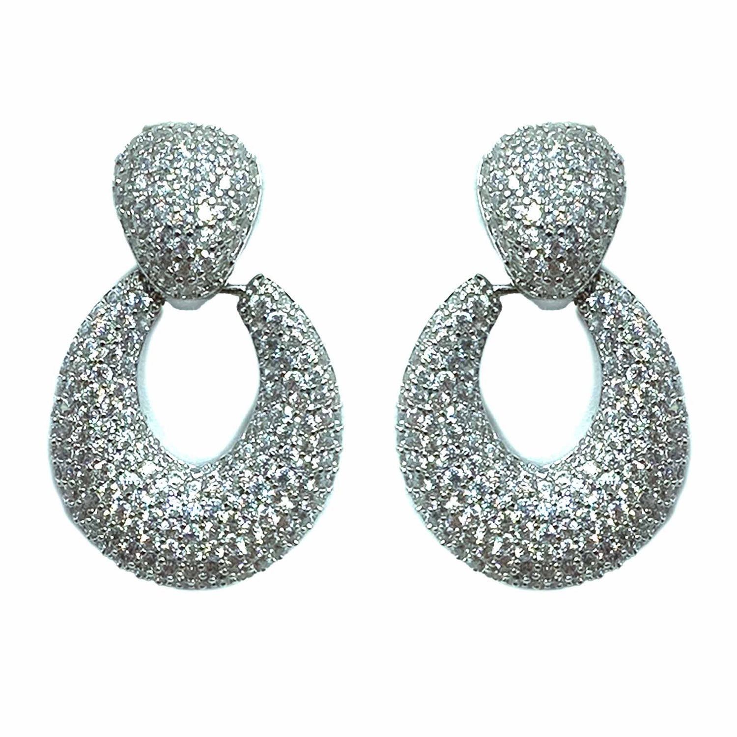 Palestro Milano Orecchini Silver Ovali splendenti