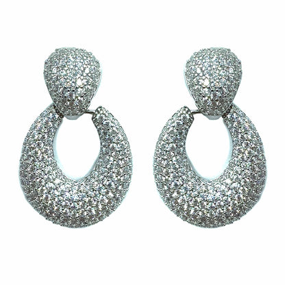 Palestro Milano Orecchini Silver Ovali splendenti