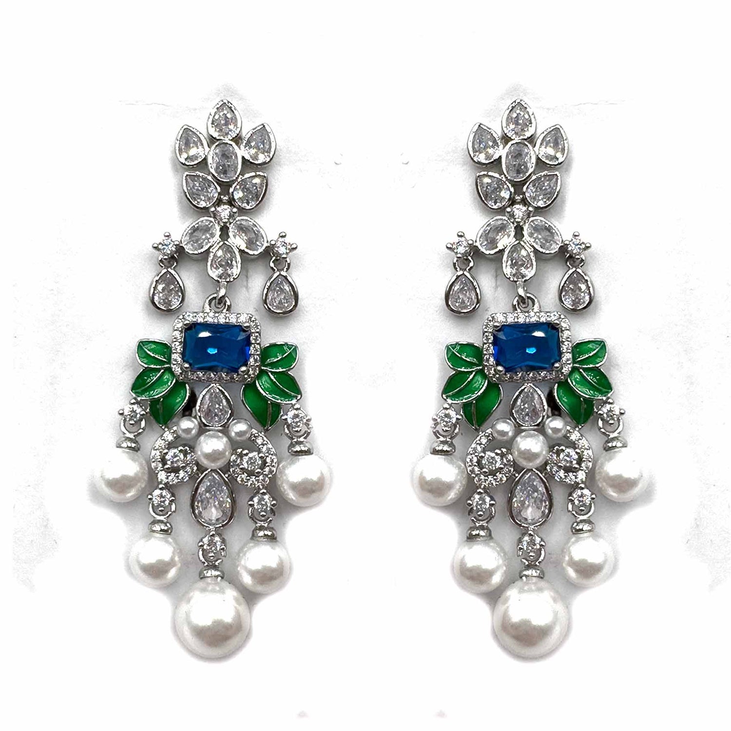 Palestro Milano Orecchini Silver Regina di perle