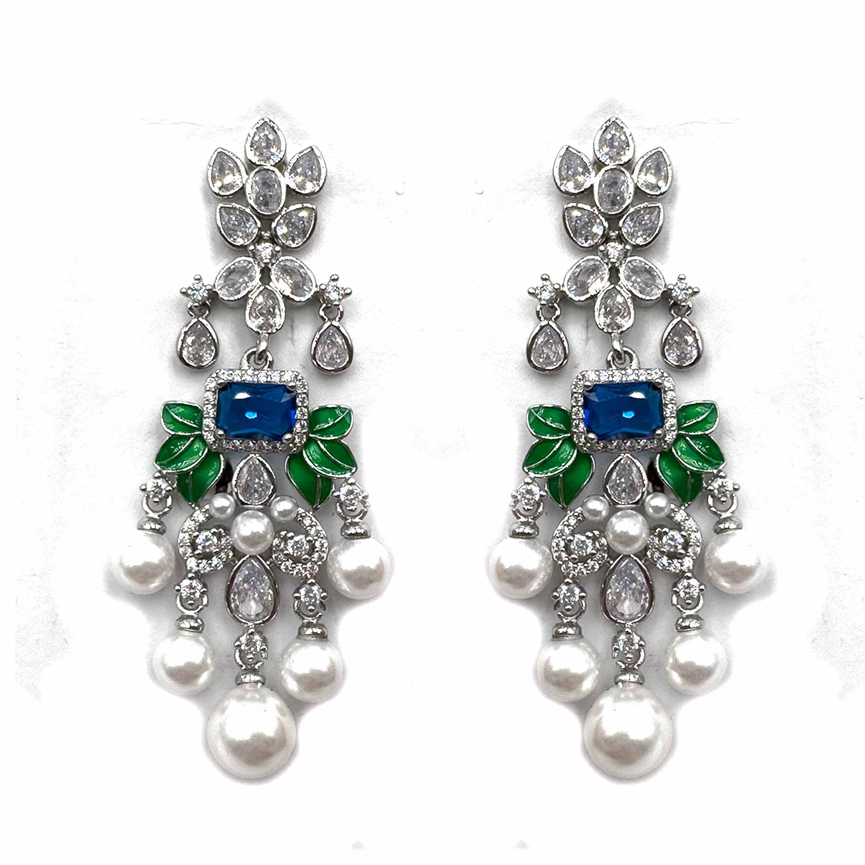 Palestro Milano Orecchini Silver Regina di perle
