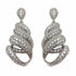 Palestro Milano Orecchini Silver Riccioli pendenti di pavè