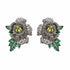 Palestro Milano Orecchini Silver Rose di bosco pavè