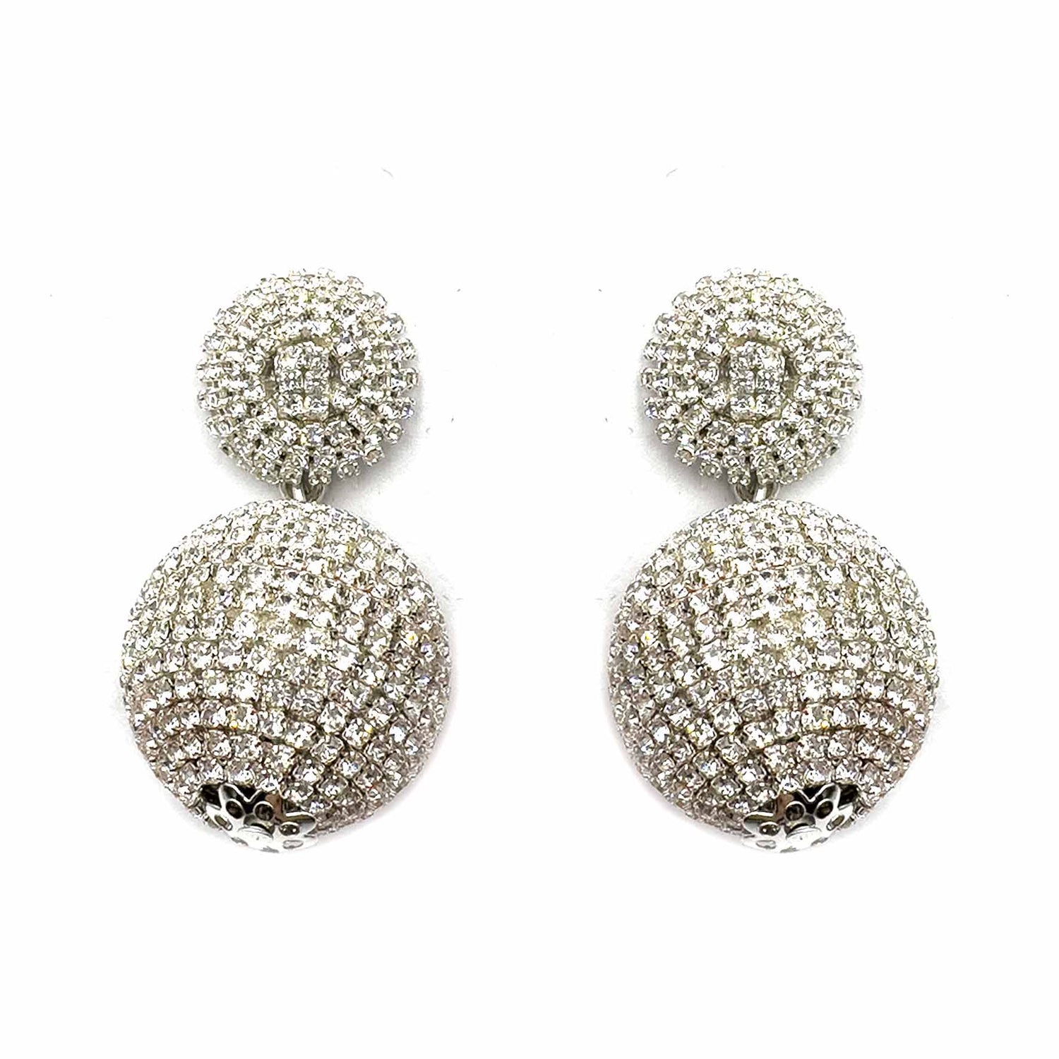 Palestro Milano Orecchini Silver Sfera Luminosa