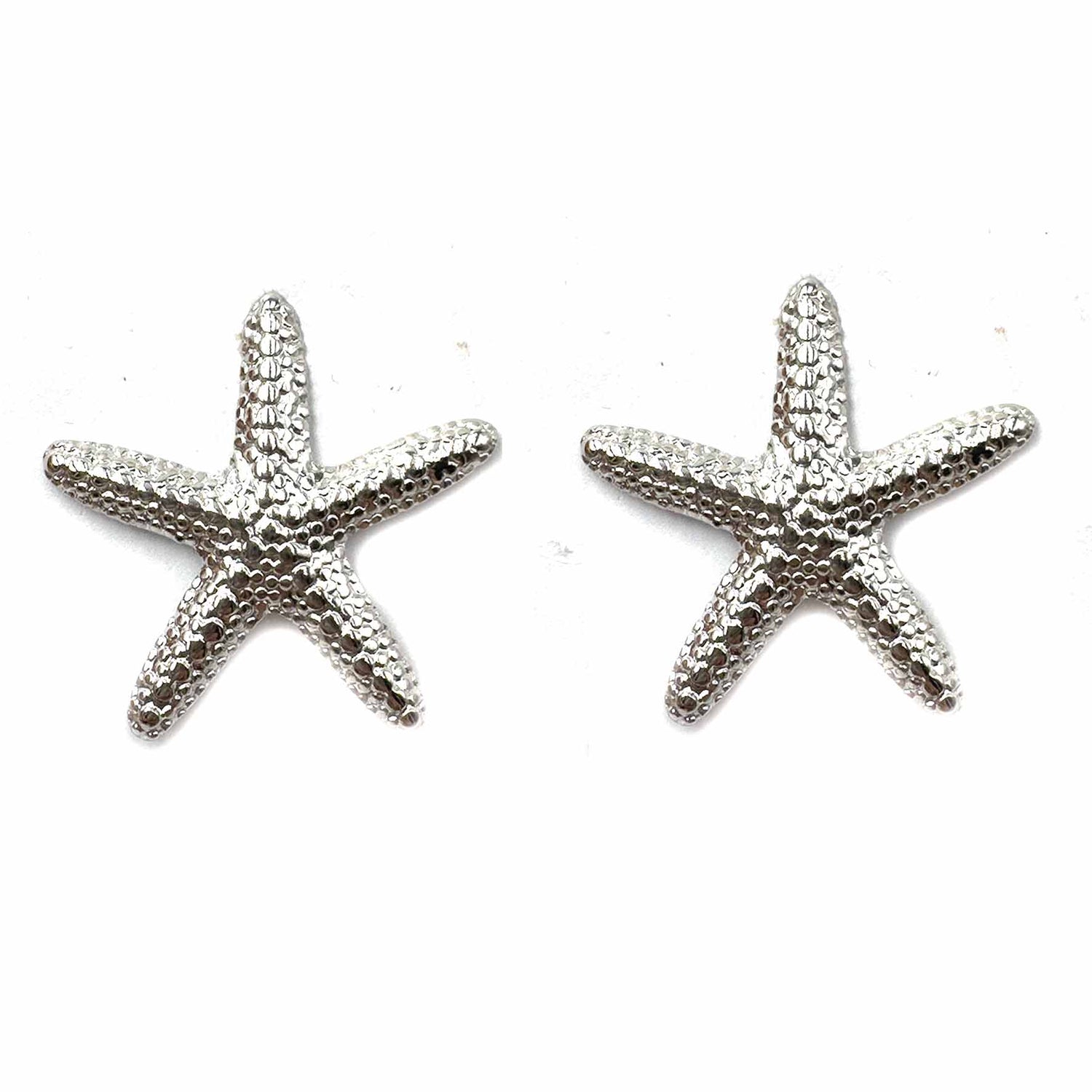 Palestro Milano Orecchini Silver Stelle marine slim