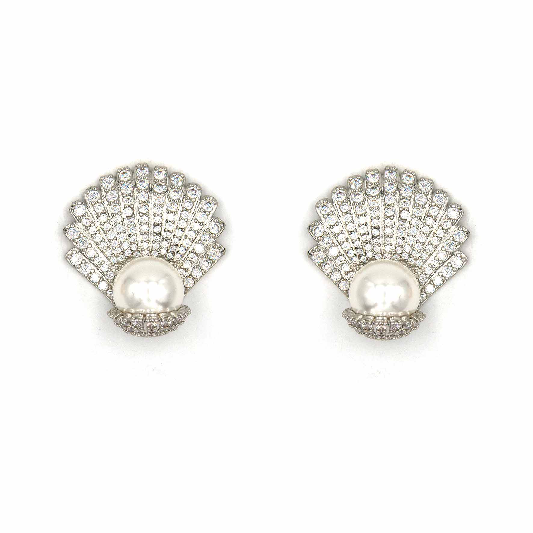 Palestro Milano Orecchini Silver Venere con perla