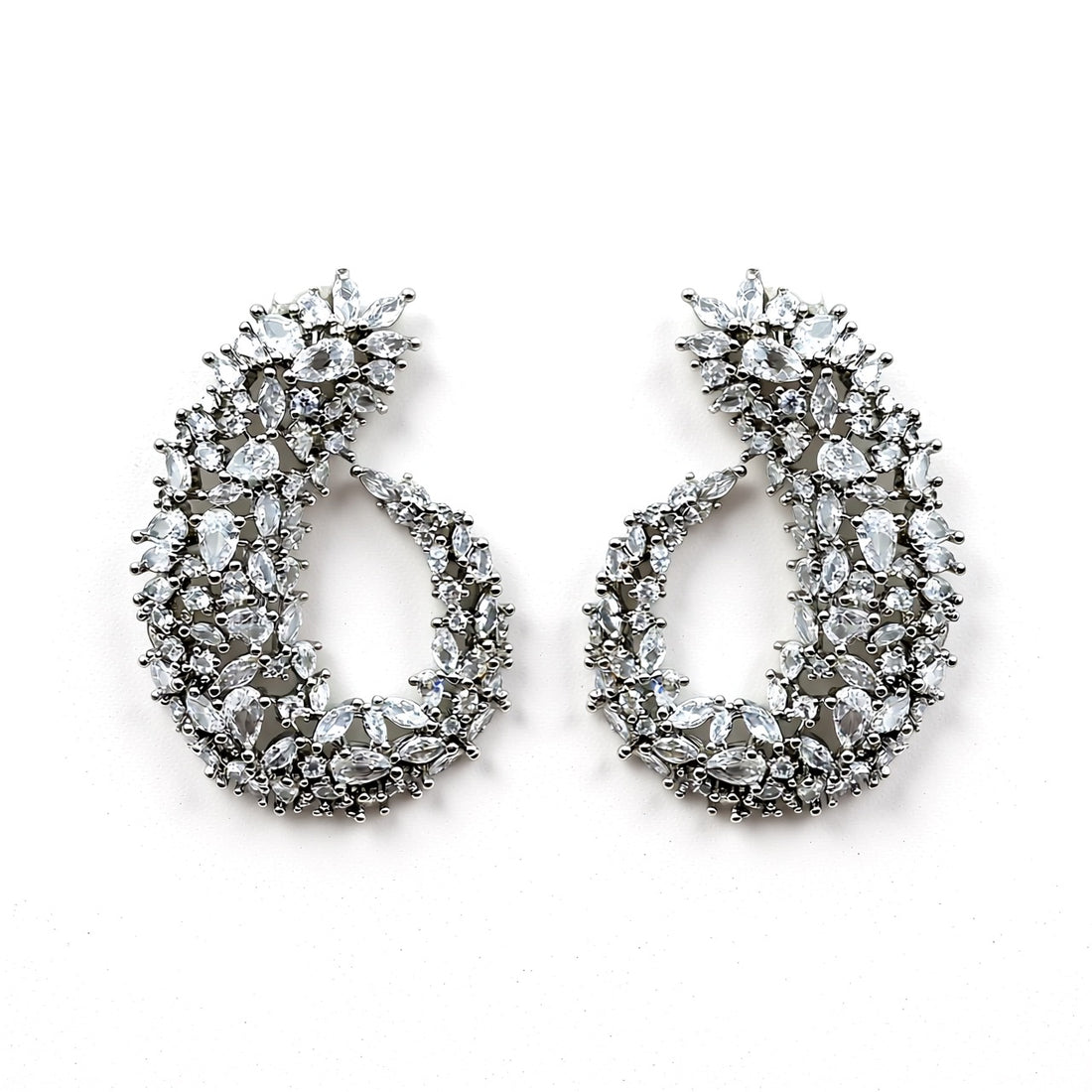 Palestro Milano Orecchini Silver Virgole Preziose