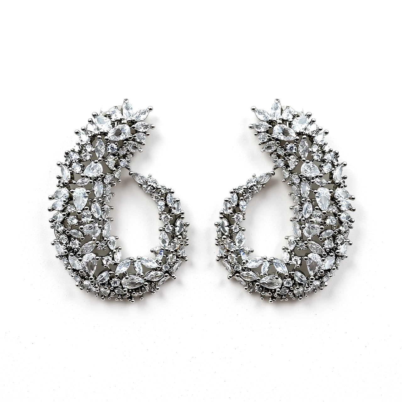 Palestro Milano Orecchini Silver Virgole Preziose