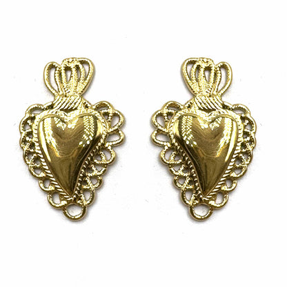 Palestro Milano Orecchini Small Cuore Sacro