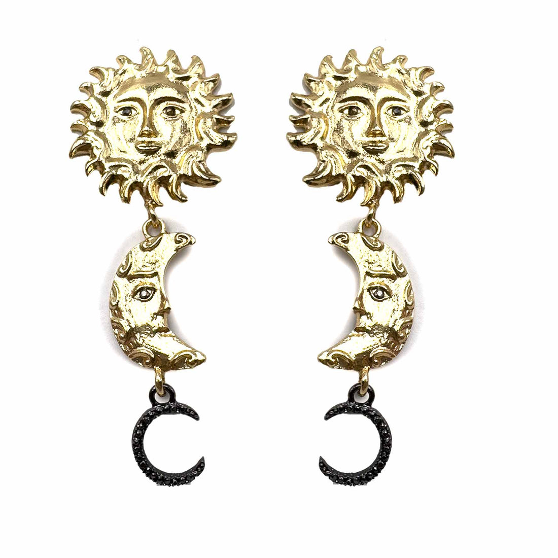 Palestro Milano Orecchini Sole&amp;Luna