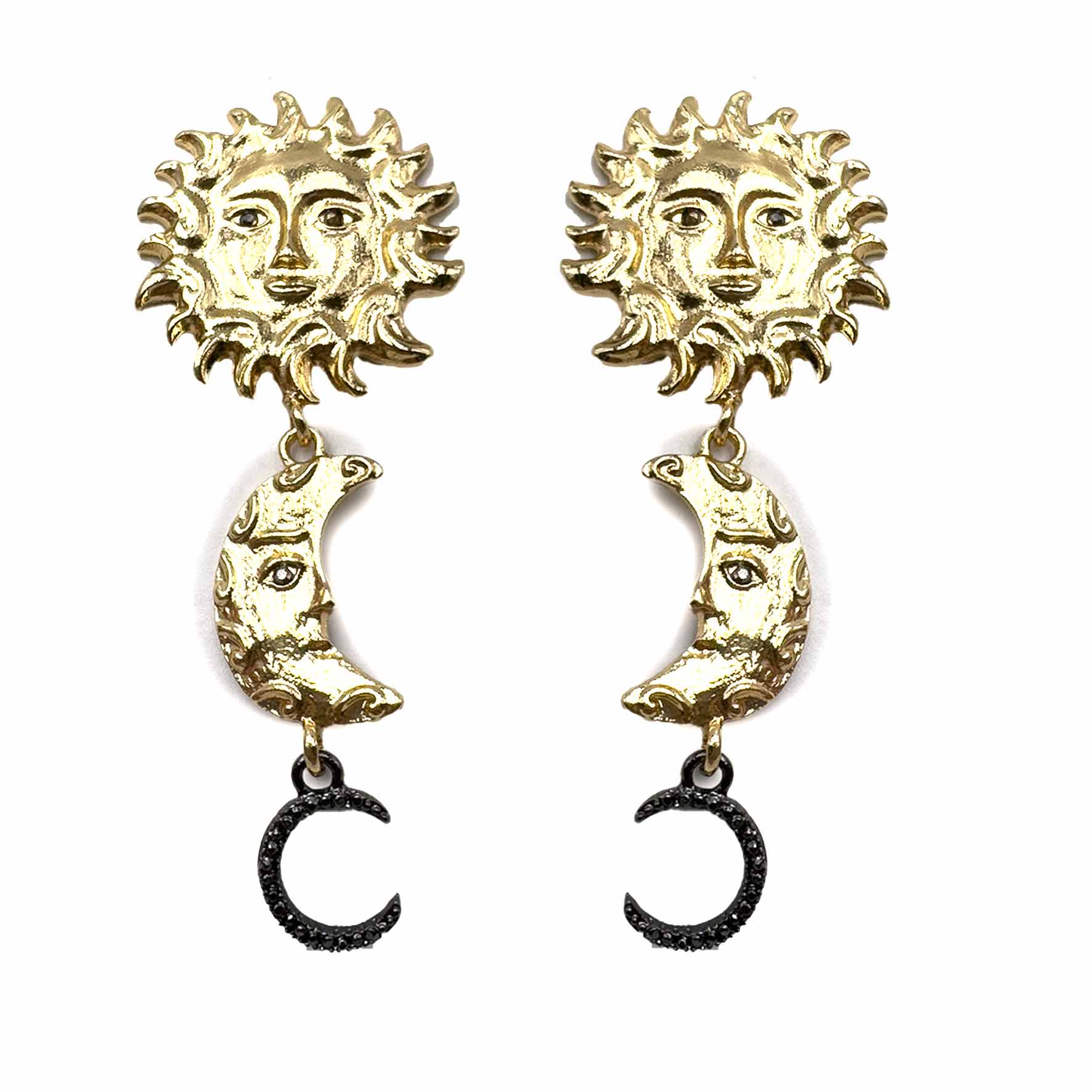 Palestro Milano Orecchini Sole&amp;Luna