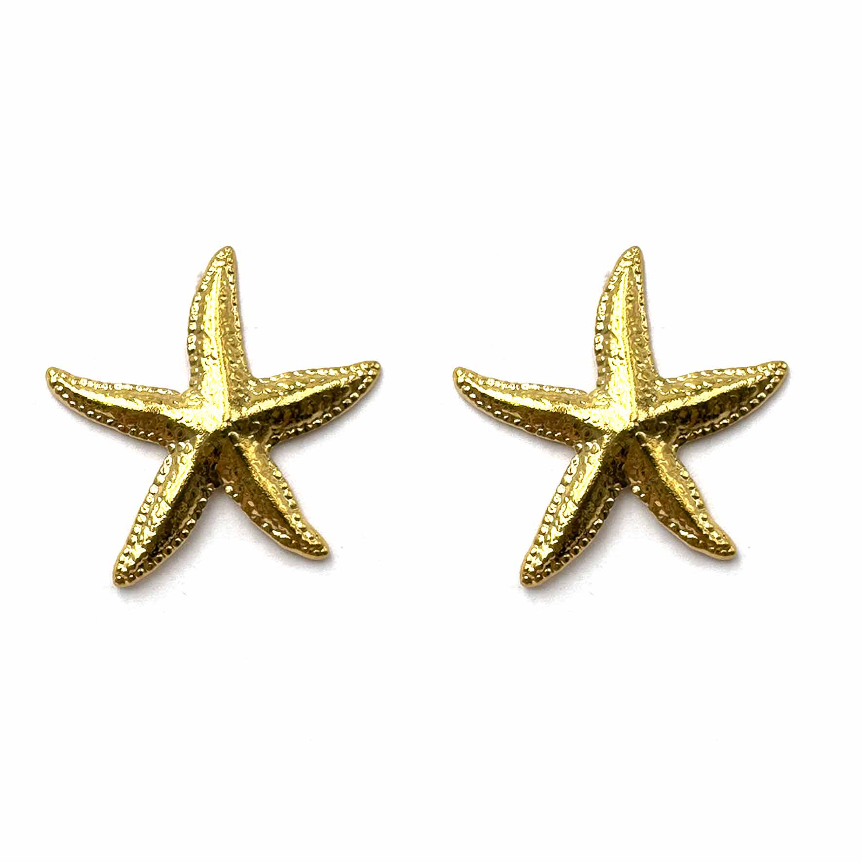 Palestro Milano Orecchini Stella di mare gold plated