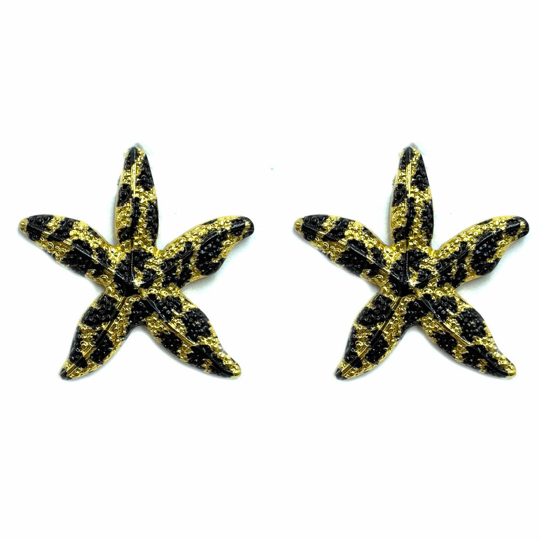 Palestro Milano Orecchini Stella marina Gold Black