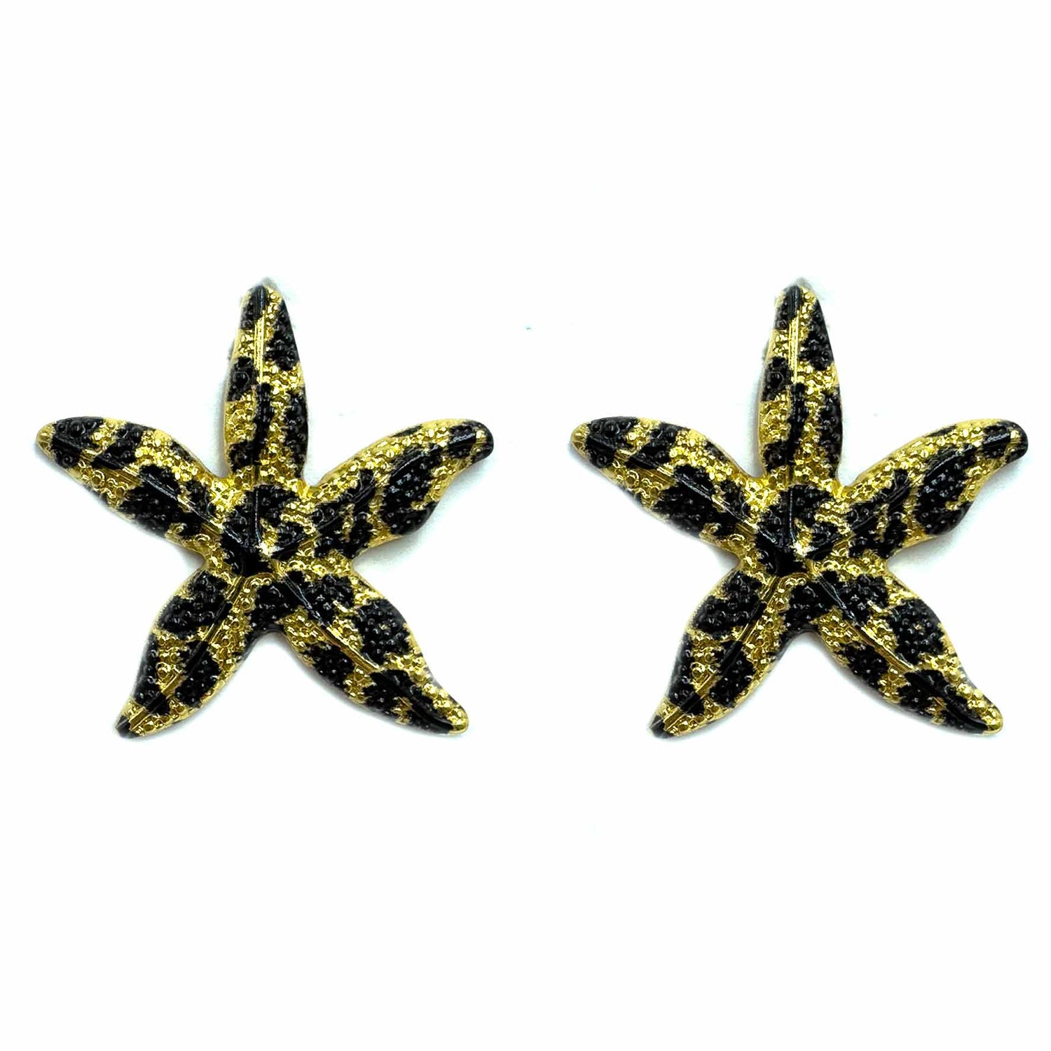 Palestro Milano Orecchini Stella marina Gold Black