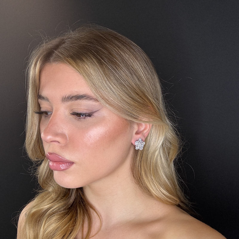 Palestro Milano Orecchini Stelle di pavè