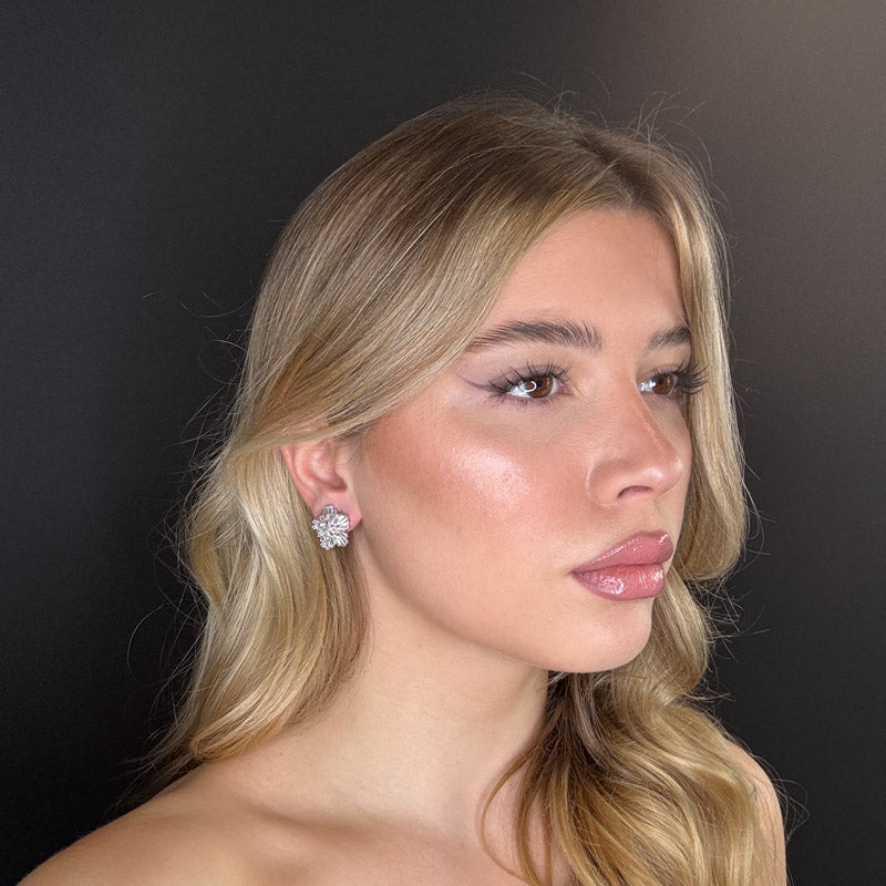 Palestro Milano Orecchini Stelle di pavè