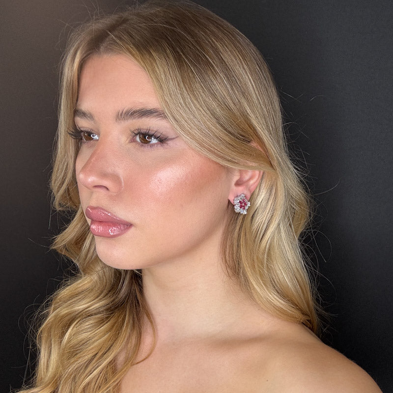 Palestro Milano Orecchini Stelle di pavè