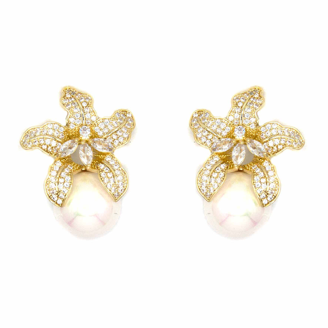 Palestro Milano Orecchini Stelle Marine perla