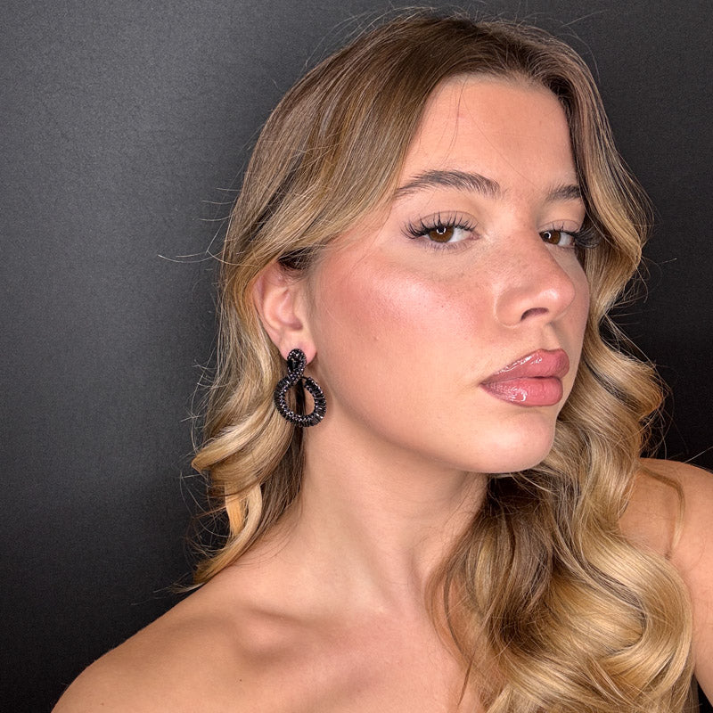 Palestro Milano Orecchini Tesori a Goccia Black