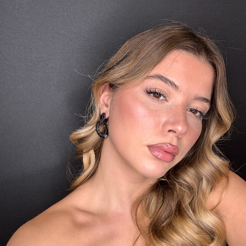 Palestro Milano Orecchini Tesori a Goccia Black