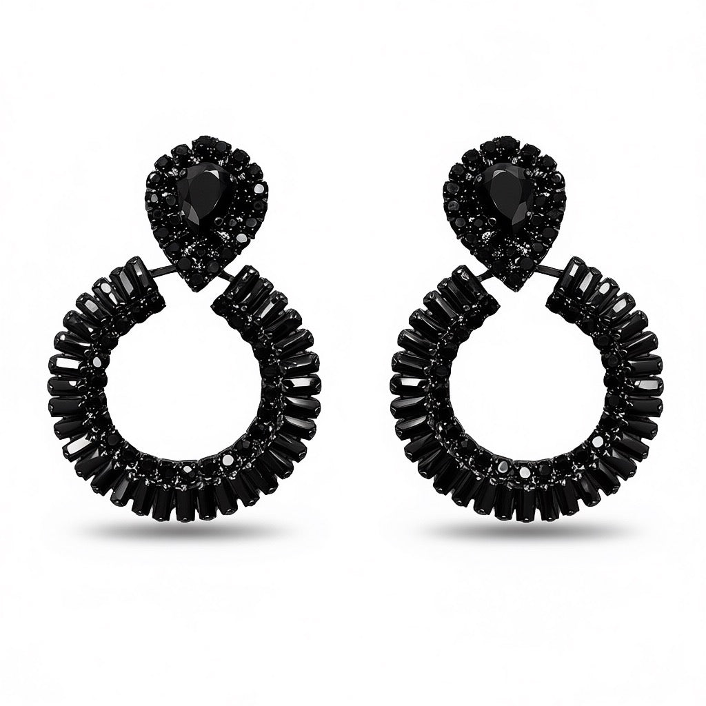 Palestro Milano Orecchini Tesori a Goccia Black