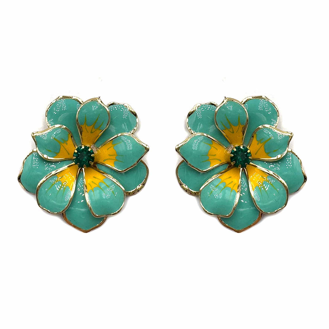 Palestro Milano Orecchini Tiffany e Giallo Fiore Sfumato