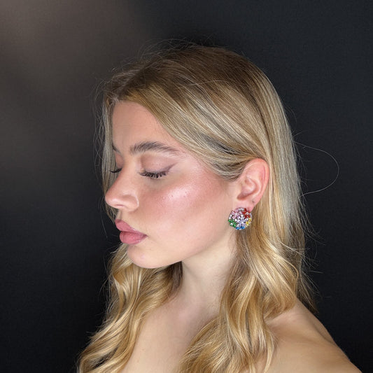 Palestro Milano Orecchini Tondo fiorito