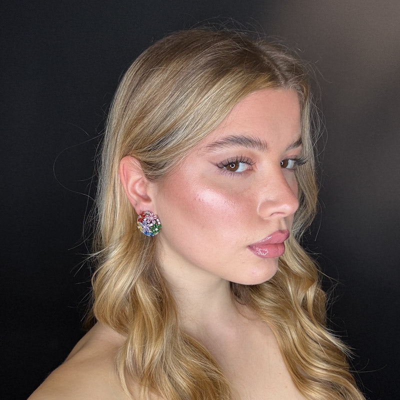 Palestro Milano Orecchini Tondo fiorito