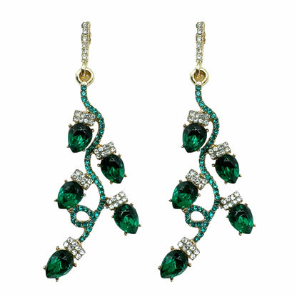 Palestro Milano Orecchini Total Green Lucette di Natale