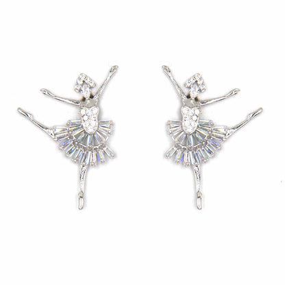 Palestro Milano Orecchini Total Silver Ballerina