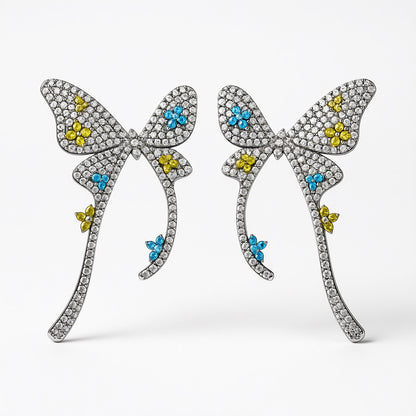 Palestro Milano Orecchini Total Silver Farfalle di Magia