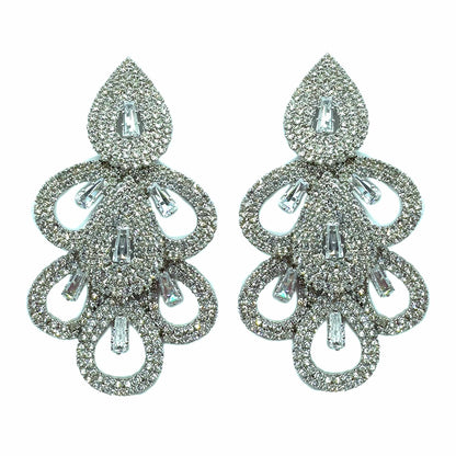 Palestro Milano Orecchini Total Silver Gocce splendenti
