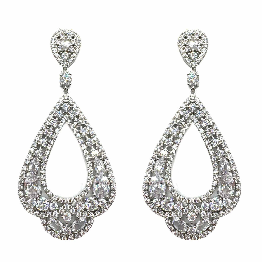 Palestro Milano Orecchini Total Silver Letizia