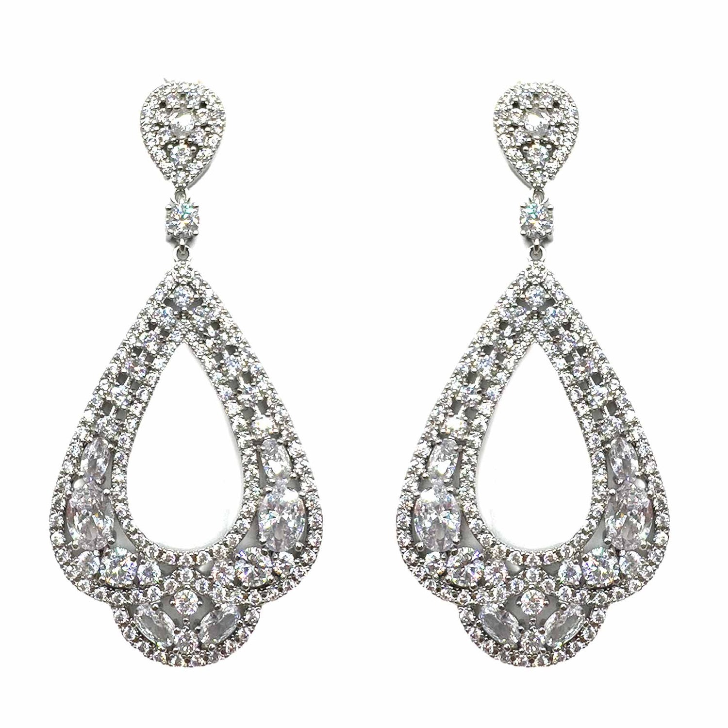 Palestro Milano Orecchini Total Silver Letizia