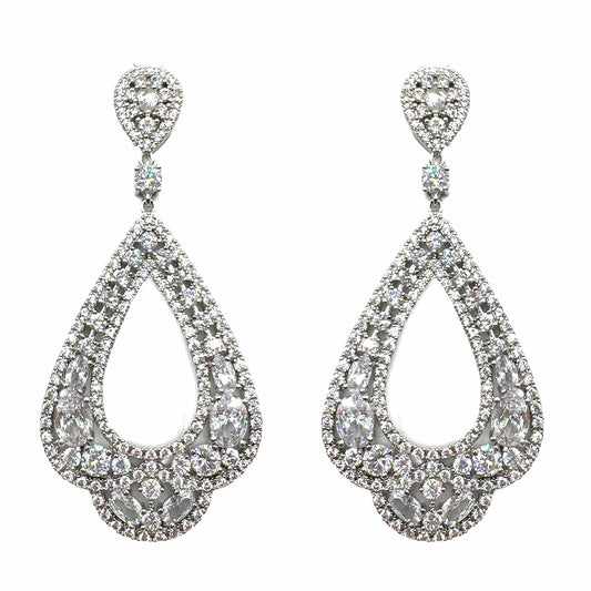 Palestro Milano Orecchini Total Silver Letizia