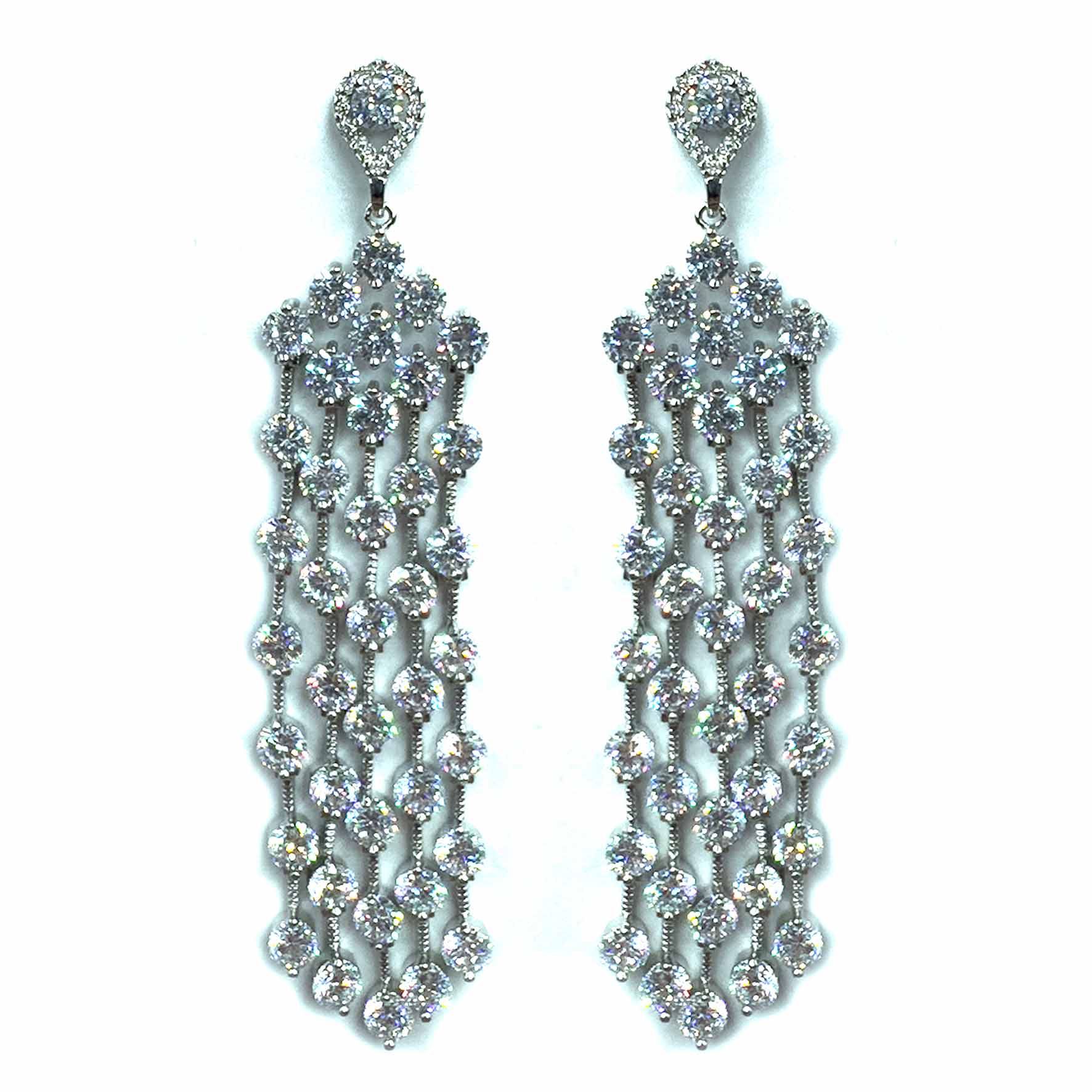 Palestro Milano Orecchini Total Silver Magia di cristalli