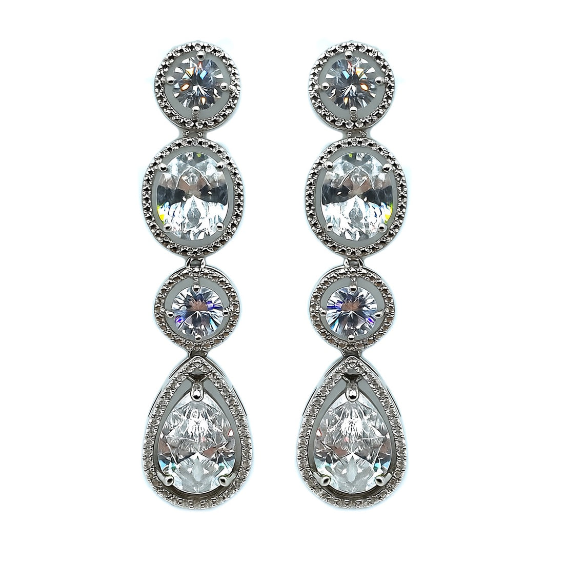 Palestro Milano Orecchini Total Silver Pietre celestiali