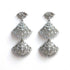 Palestro Milano Orecchini Total Silver Trio di conchiglie preziose